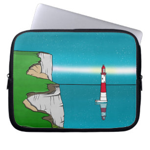 Beachy Head lighthouse English Channel Laptop Sleeve