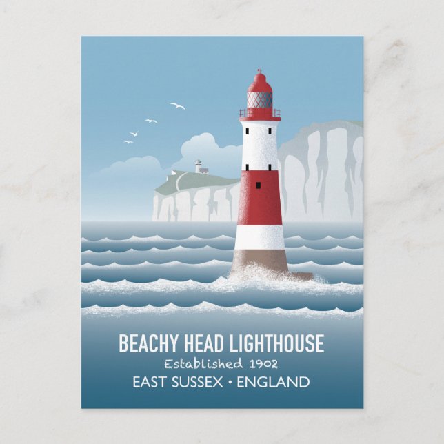 Beachy Head Lighthouse Postcard (Front)
