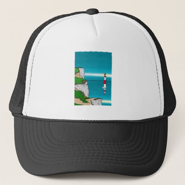 beachy head lighthouse shirt amazon trucker hat (Front)