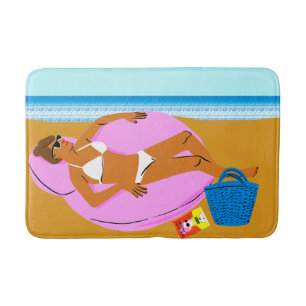Beachy Keen - Pink Bath Mat