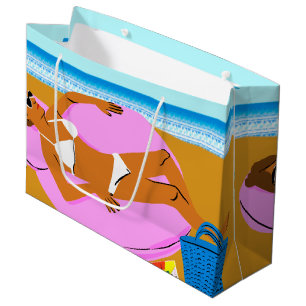 Beachy Keen - Pink Large Gift Bag
