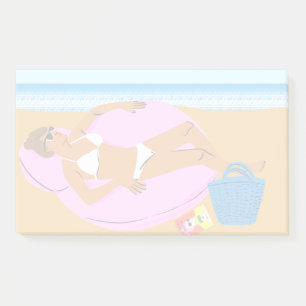 Beachy Keen - Pink Post-it Notes