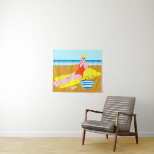 Beachy Keen - Yellow Tapestry