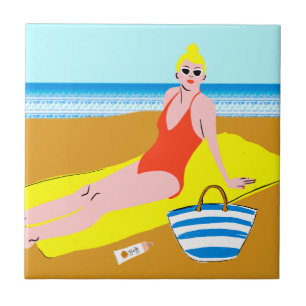 Beachy Keen - Yellow Tile