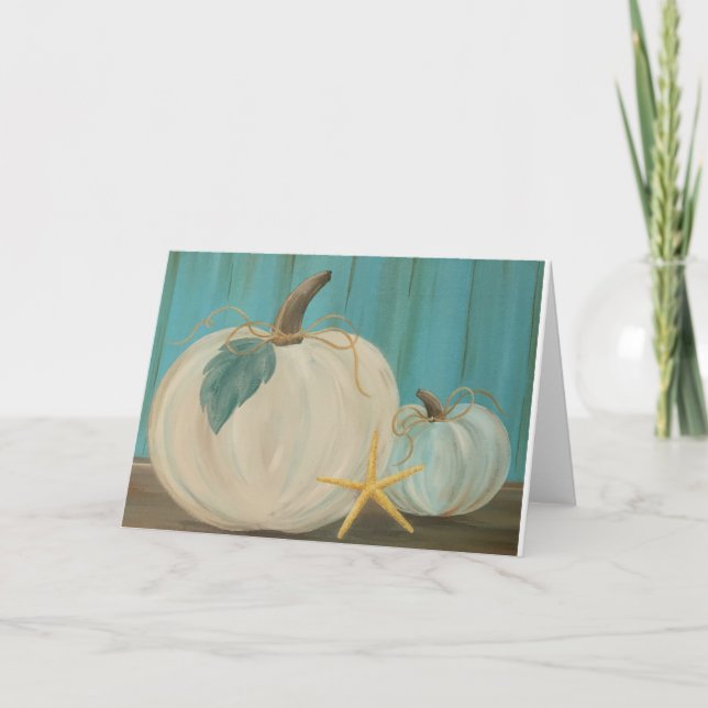 Beachy Pumpkin Delight Card (Front)