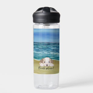 Beachy Sweet Puppy Water Bottle