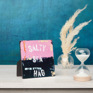 Beachy Tabletop plaque with easel