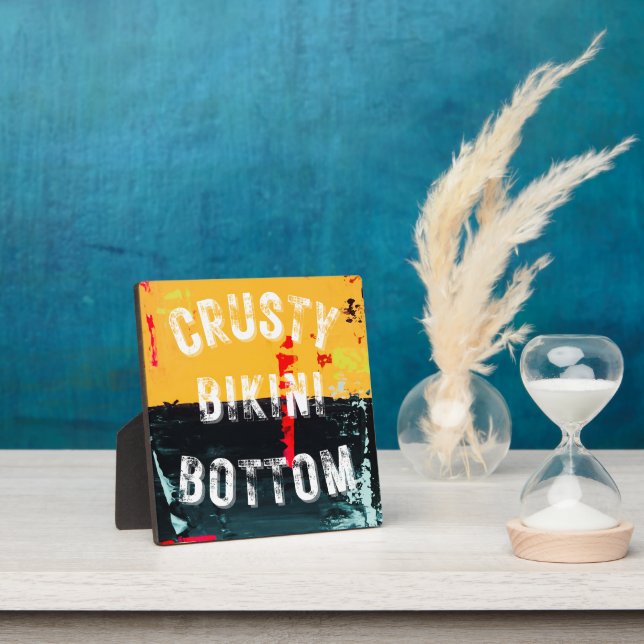 Beachy Tabletop plaque with easel  (Insitu)