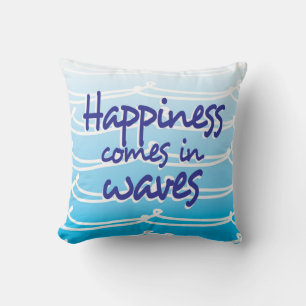 Beachy throw pillow