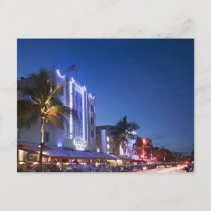 Beacon Hotel, Ocean Drive, South Miami Beach, Flor Postcard