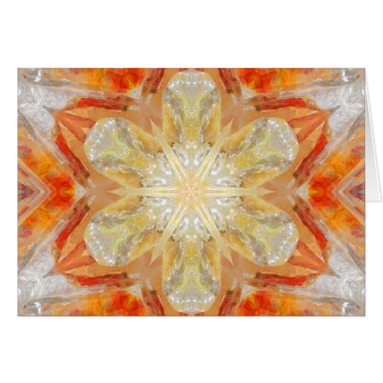 Beacon of Light Mandala Card