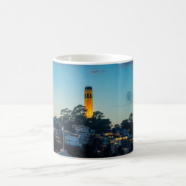 Beacon Over the Bay Coffee Mug (Center)