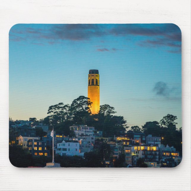 Beacon Over the Bay Mouse Mat (Front)