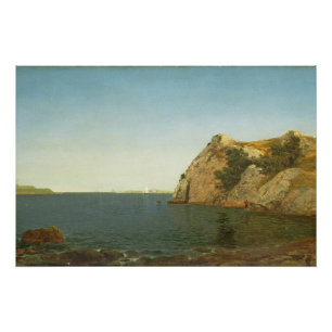 Beacon Rock, Newport Harbour, 1857 Poster