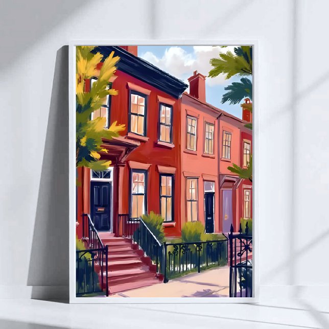 Beacon Street Boston Massachusetts Art Poster (Creator Uploaded)