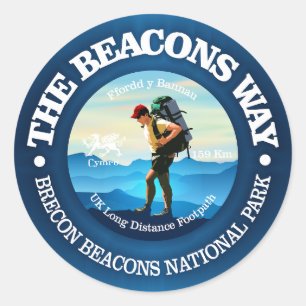 Beacons Way (C) Classic Round Sticker
