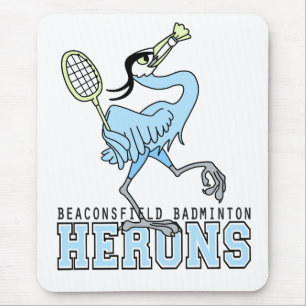 Beaconsfield Badminton Herons Mouse Mat