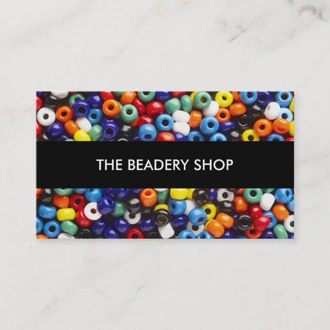 Bead Crafting Business Cards (Front)