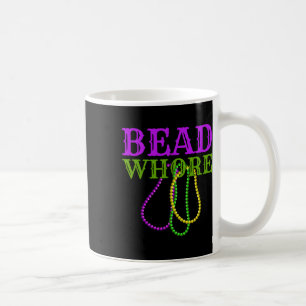 Bead Funny Adult Humour Mardi Gras Carnival Costum Coffee Mug