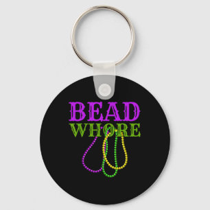 Bead Funny Adult Humour Mardi Gras Carnival Costum Key Ring