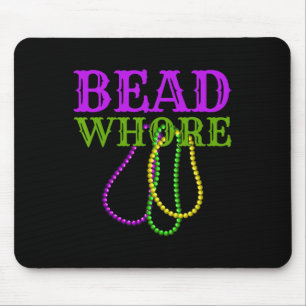 Bead Funny Adult Humour Mardi Gras Carnival Costum Mouse Mat