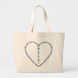 Bead Rosary #2 Large Tote Bag