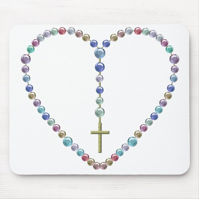 Bead Rosary #2 Mouse Mat (Front)