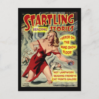 BEAD SHOW HORRORS! POSTCARD