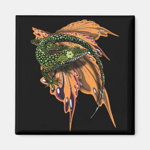 Beaded Anole Lizard Magnet