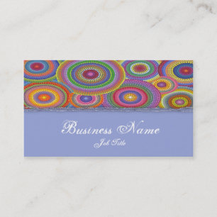 Beaded colours elegant business card