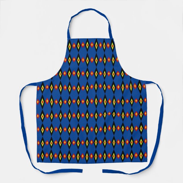 Beaded Diamonds Apron (Front)