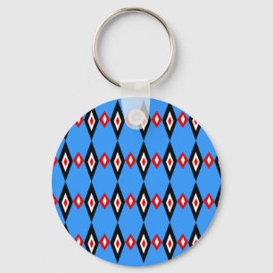 Beaded Diamonds Key Ring