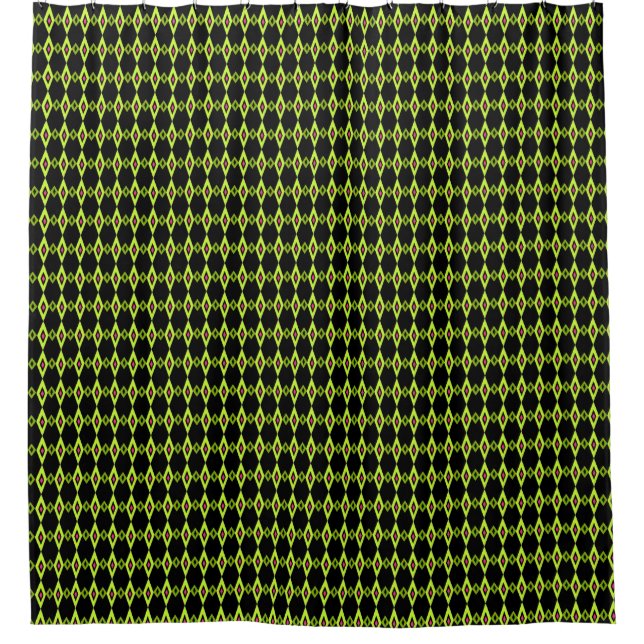 Beaded Diamonds Shower Curtain (Front)