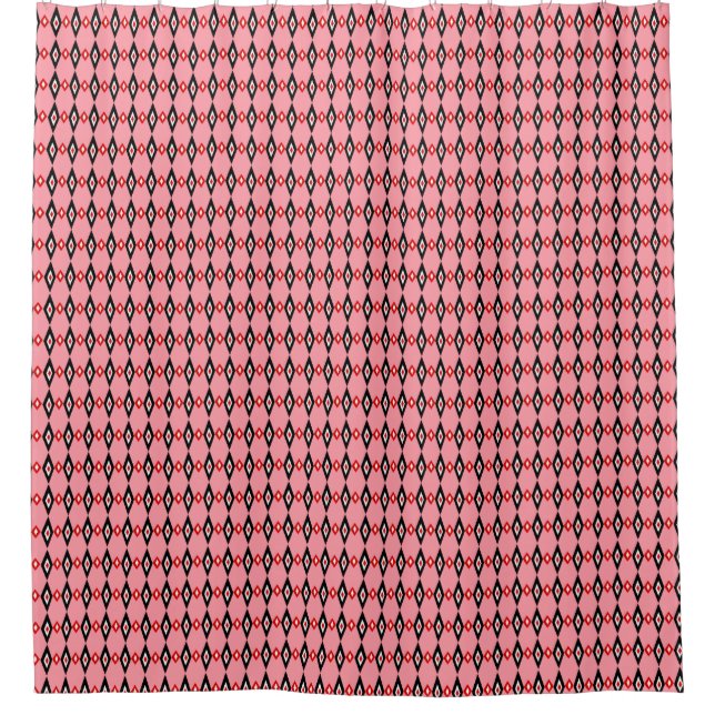 Beaded Diamonds Shower Curtain (Front)