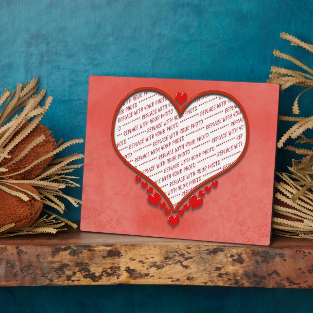 Beaded Heart Photo Frame (Side)