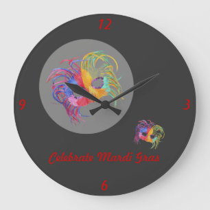 Beaded Mask - Large Clock