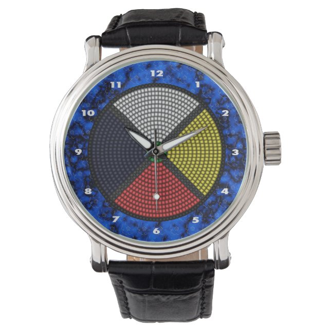 Beaded Medicine Wheel Watch (Front)