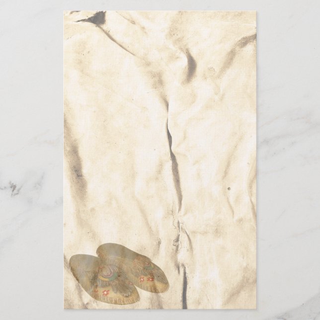 Beaded Moccasins Native American  Stationery (Front)