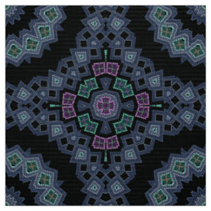 Beaded pattern fabric