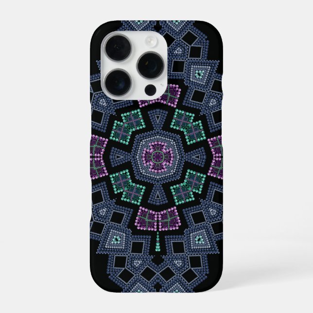 Beaded pattern iPhone case (Back)