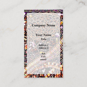 Beaded Victorian Purse Business Card