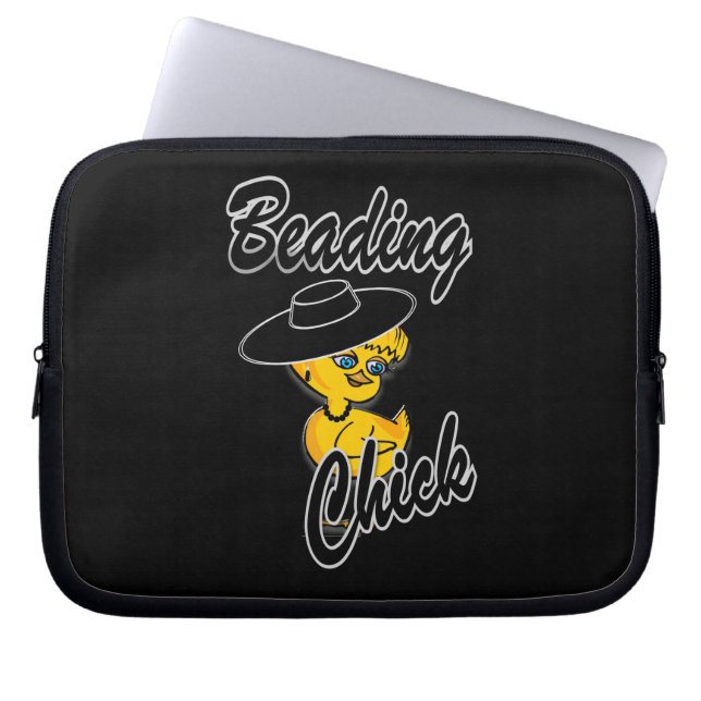 Beading Chick #4 Laptop Sleeve (Front)