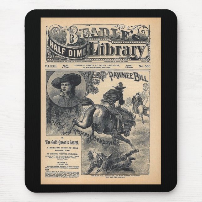Beadles Half Dime Library Vol XXII No 560 1888 Mouse Mat (Front)