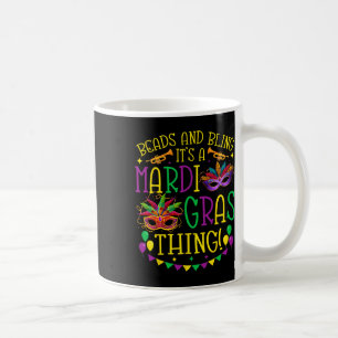 Beads Bling Mardi Gras Thing Carnival Party Men Wo Coffee Mug
