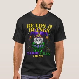 Beads & Blings Itu2019s A Mardi Gras Thing Carniva T-Shirt