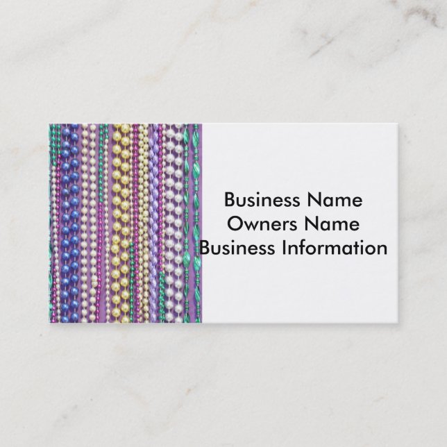 Beads Business Cards (Front)