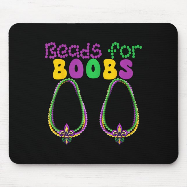 Beads For Breast Colourful Breads Mardi Gras Parad Mouse Mat (Front)