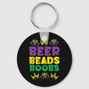 Beads Funny Louisiana Nola Mardi Gras Men Guys Him Key Ring