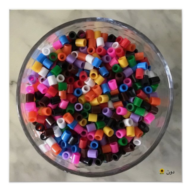 BEADS IN A BOWL POSTER (Front)