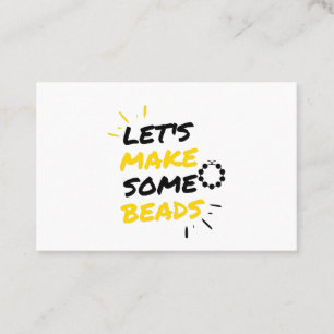 Beads makers business card